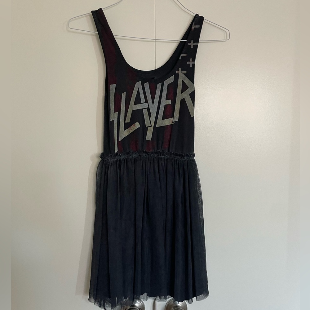 HTF IRON FIST Slayer collab skater tank dress Size Small - Picture 1 of 5